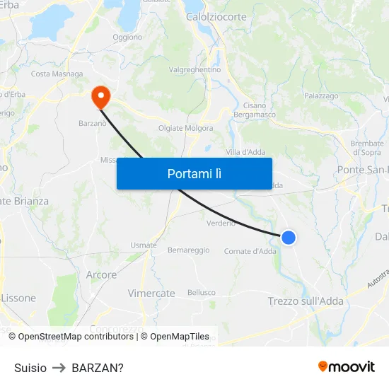 Suisio to BARZAN? map