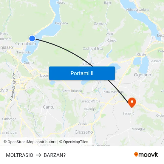 MOLTRASIO to BARZAN? map