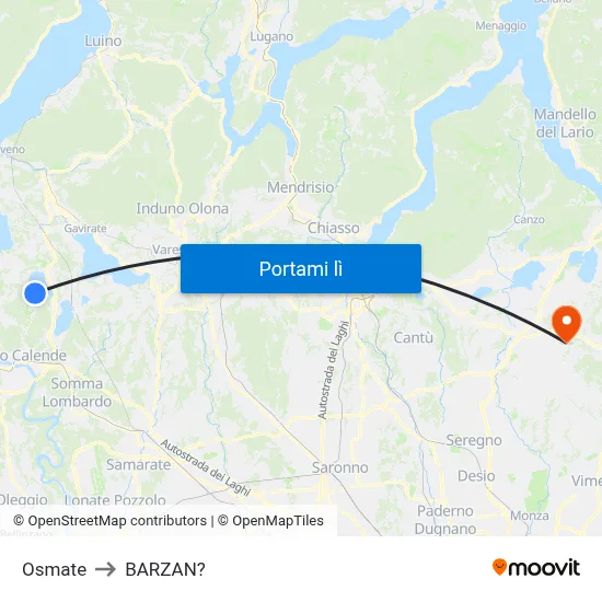Osmate to BARZAN? map
