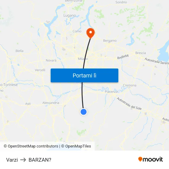 Varzi to BARZAN? map