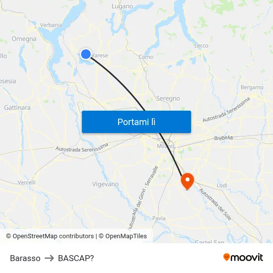 Barasso to BASCAP? map
