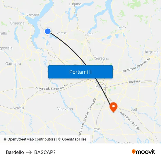Bardello to BASCAP? map
