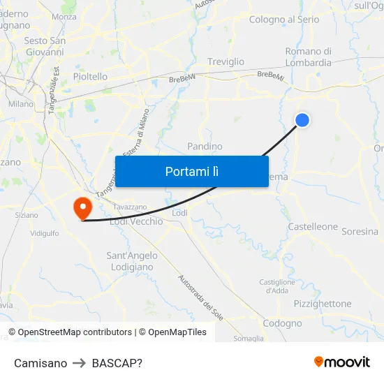 Camisano to BASCAP? map