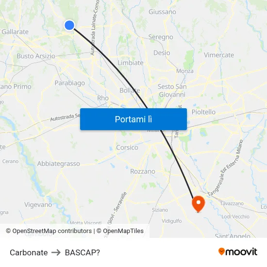 Carbonate to BASCAP? map