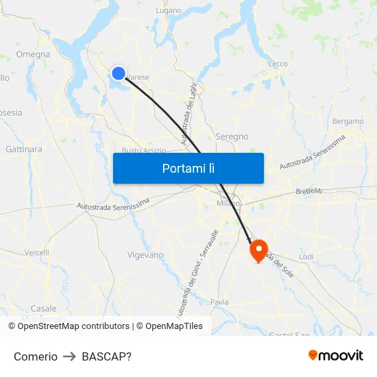 Comerio to BASCAP? map