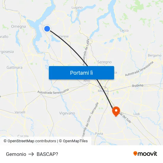 Gemonio to BASCAP? map