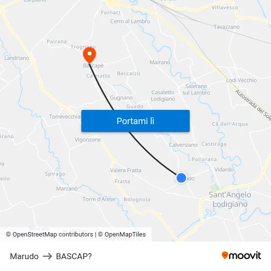 Marudo to BASCAP? map