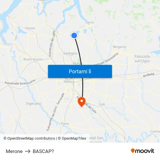 Merone to BASCAP? map