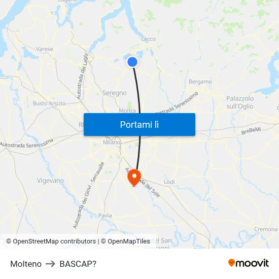 Molteno to BASCAP? map