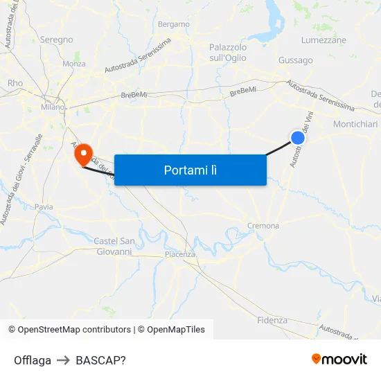 Offlaga to BASCAP? map