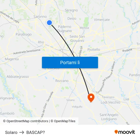 Solaro to BASCAP? map