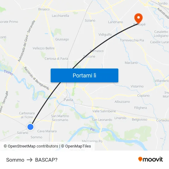 Sommo to BASCAP? map