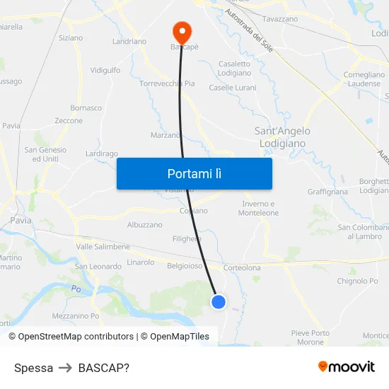 Spessa to BASCAP? map