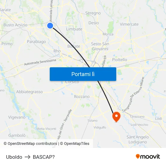 Uboldo to BASCAP? map