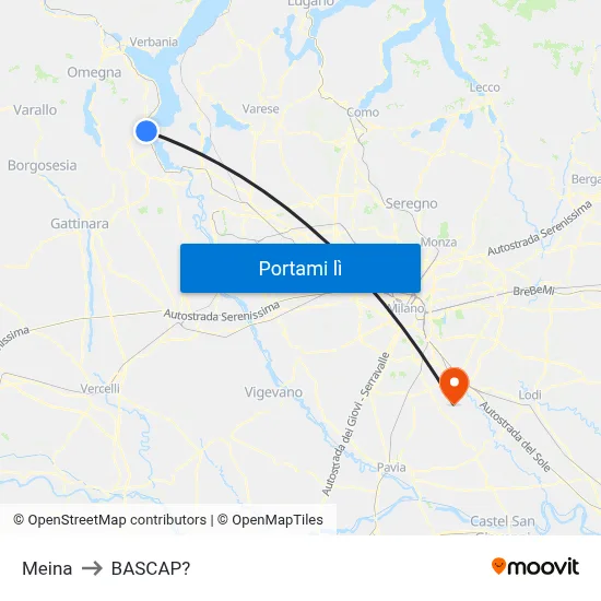 Meina to BASCAP? map