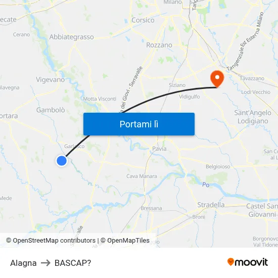 Alagna to BASCAP? map