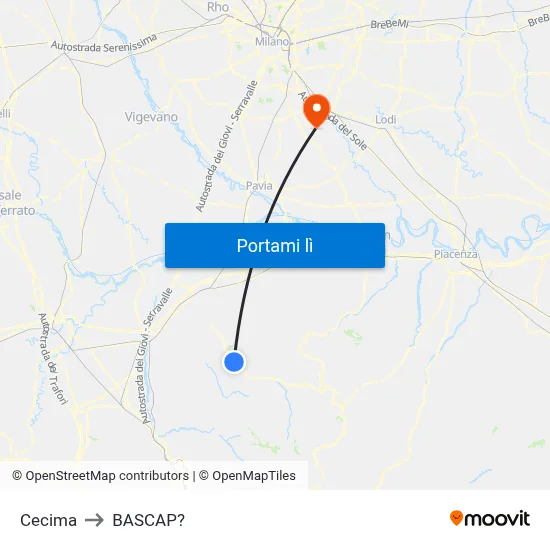 Cecima to BASCAP? map