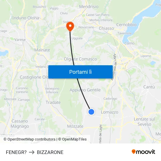 FENEGR? to BIZZARONE map