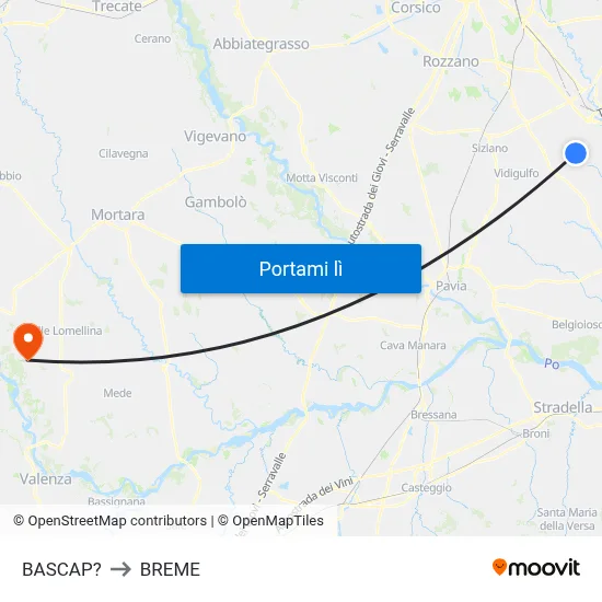 BASCAP? to BREME map