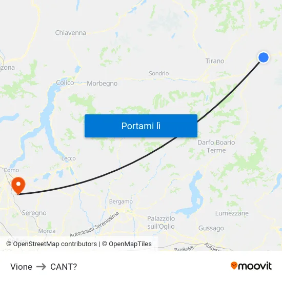 Vione to CANT? map