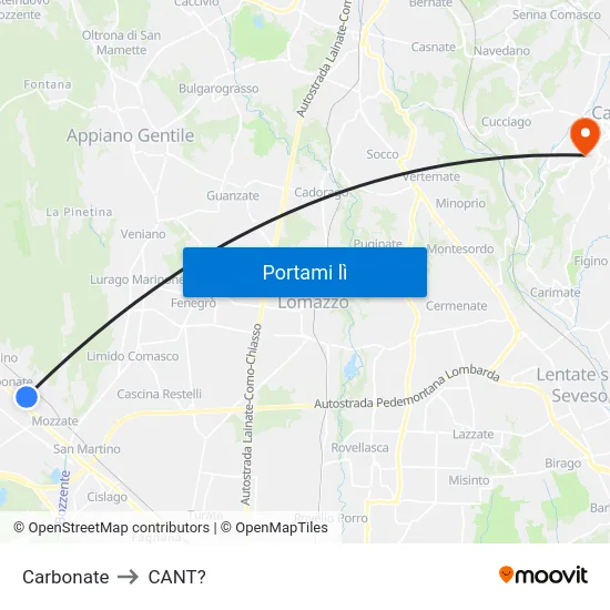 Carbonate to CANT? map