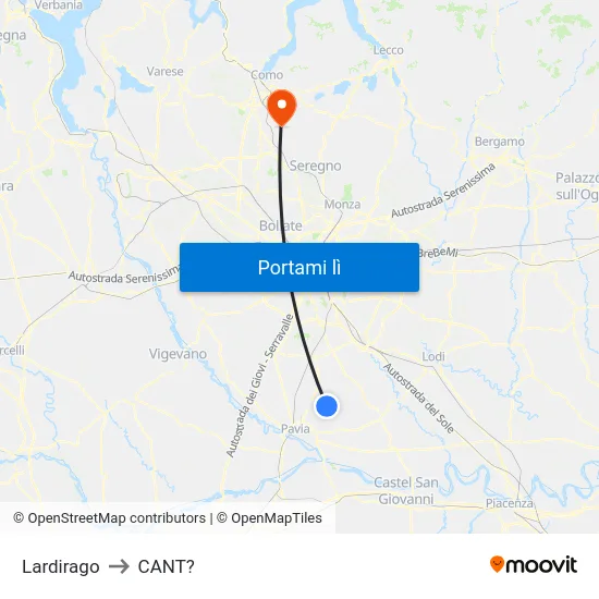 Lardirago to CANT? map