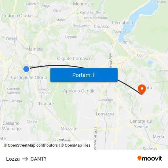 Lozza to CANT? map