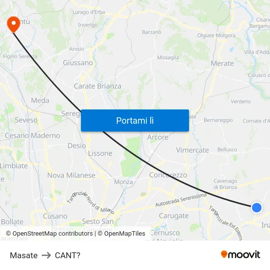 Masate to CANT? map