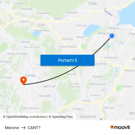 Merone to CANT? map