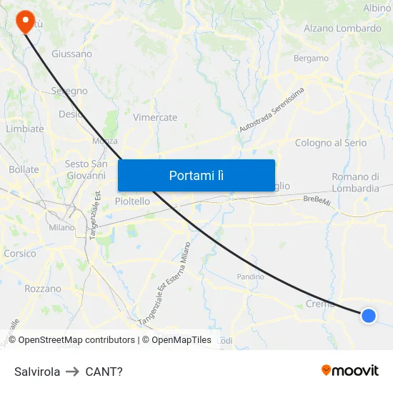 Salvirola to CANT? map