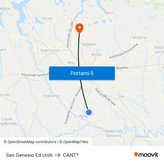 San Genesio Ed Uniti to CANT? map