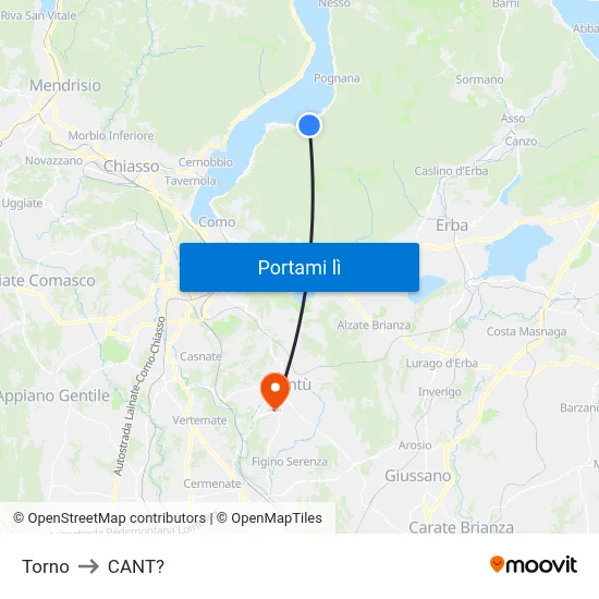Torno to CANT? map