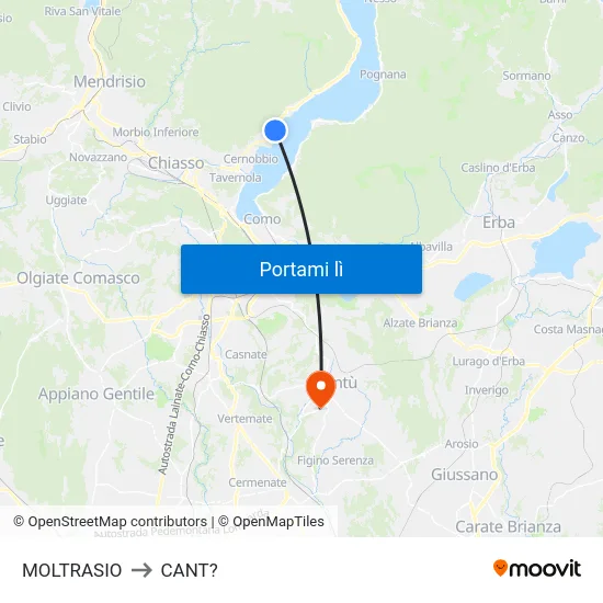 MOLTRASIO to CANT? map