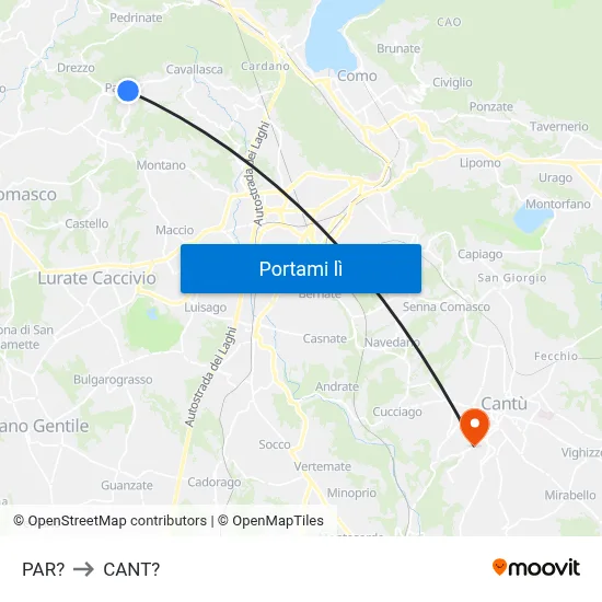 PAR? to CANT? map