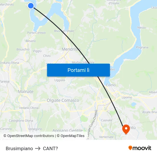 Brusimpiano to CANT? map