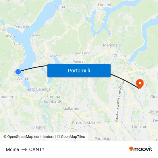 Meina to CANT? map