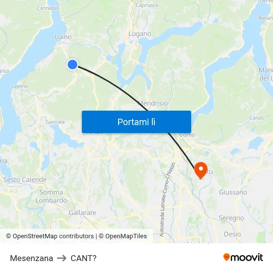 Mesenzana to CANT? map