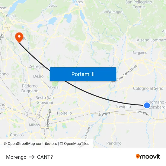 Morengo to CANT? map