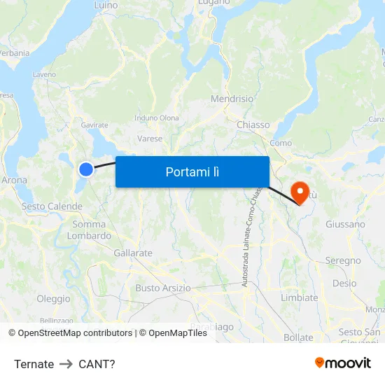 Ternate to CANT? map