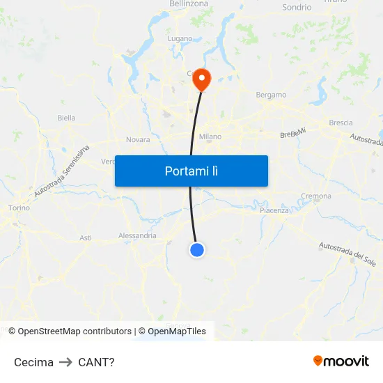 Cecima to CANT? map