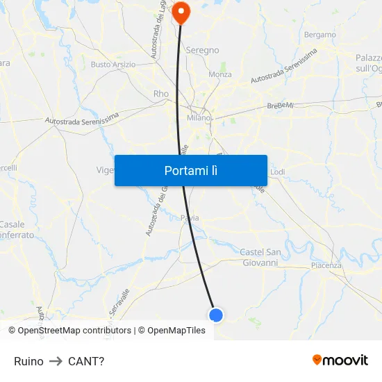 Ruino to CANT? map