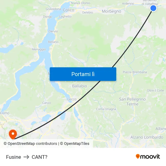 Fusine to CANT? map