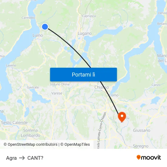 Agra to CANT? map