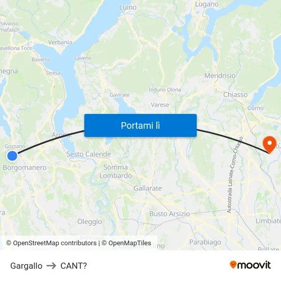 Gargallo to CANT? map