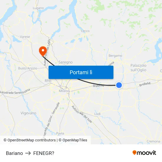 Bariano to FENEGR? map