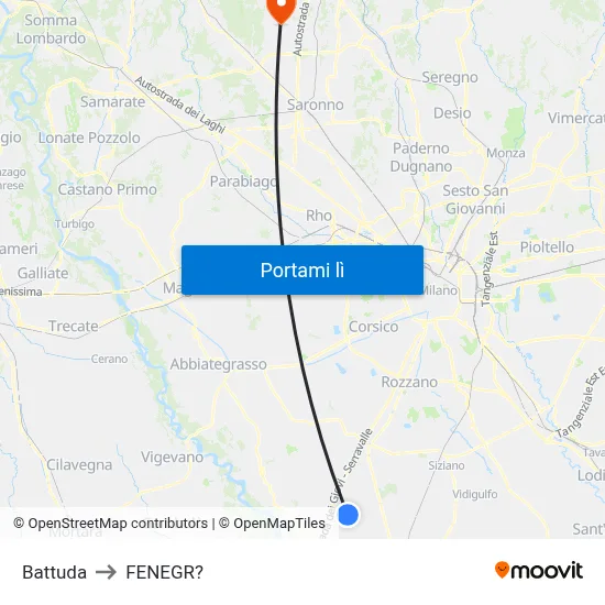 Battuda to FENEGR? map