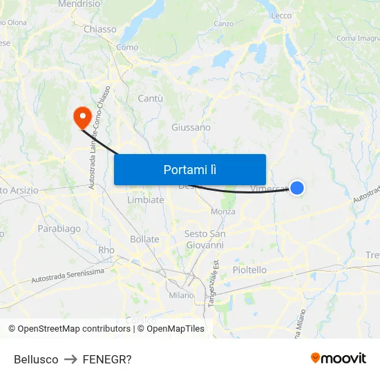Bellusco to FENEGR? map