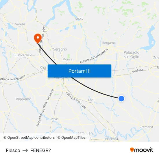 Fiesco to FENEGR? map