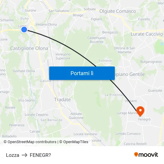 Lozza to FENEGR? map