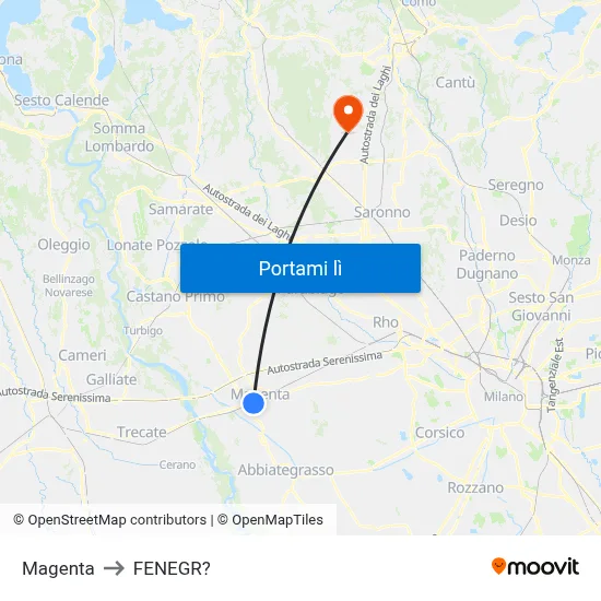 Magenta to FENEGR? map